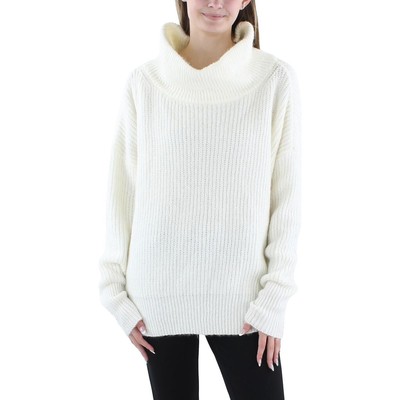 Calvin Klein Jeans Женский пуловер с круглым вырезом цвета слоновой кости, свитер-топ S BHFO 2675