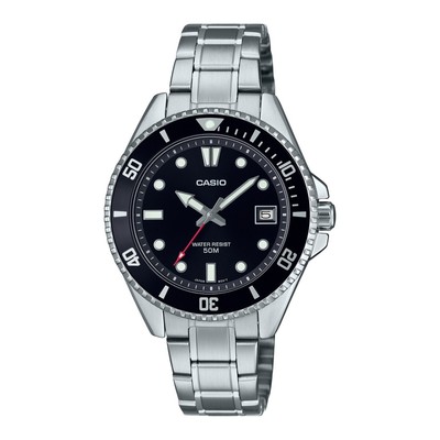 Mens Wristwatch CASIO MDV-10D-1A1VEF Stainless Steel Black Vintage