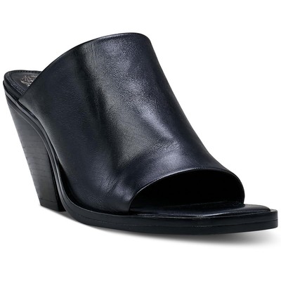 Vince Camuto / женские черные кожаные туфли Sempela на каблуке 10 см (B,M) BHFO 2628