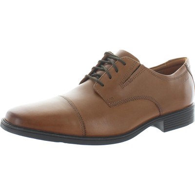 

Мужское кожаное официальное платье Clarks Tilden Cap с ортолитом, оксфорд-дерби, Tilden Cap