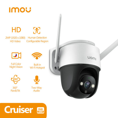 Imou Outdoor PTZ Sound Alarm IP Security Camera 1080P Human 