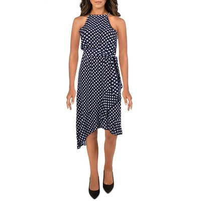 

Женское темно-синее асимметричное длинное летнее платье Stellah  BHFO 2474, Navy