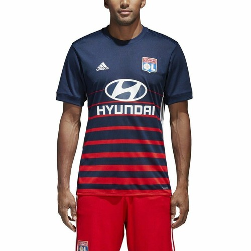 [BS2837] Реплика мужской ADIDAS Soccer Olympique Lyonnais Away Jersey - Indigo