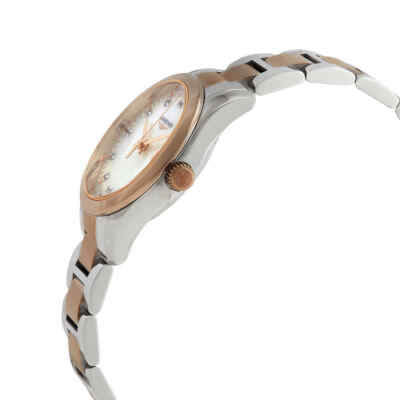 Pre-owned Longines Conquest Classic Quartz Diamond White Mop Dial Ladies Watch L22863877