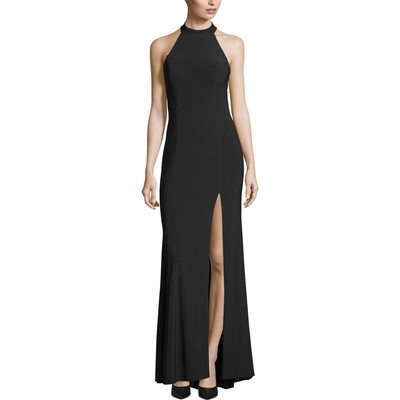 

Женское черное вечернее платье Xscape с лямкой на бретельках  BHFO 9279, Black/nude