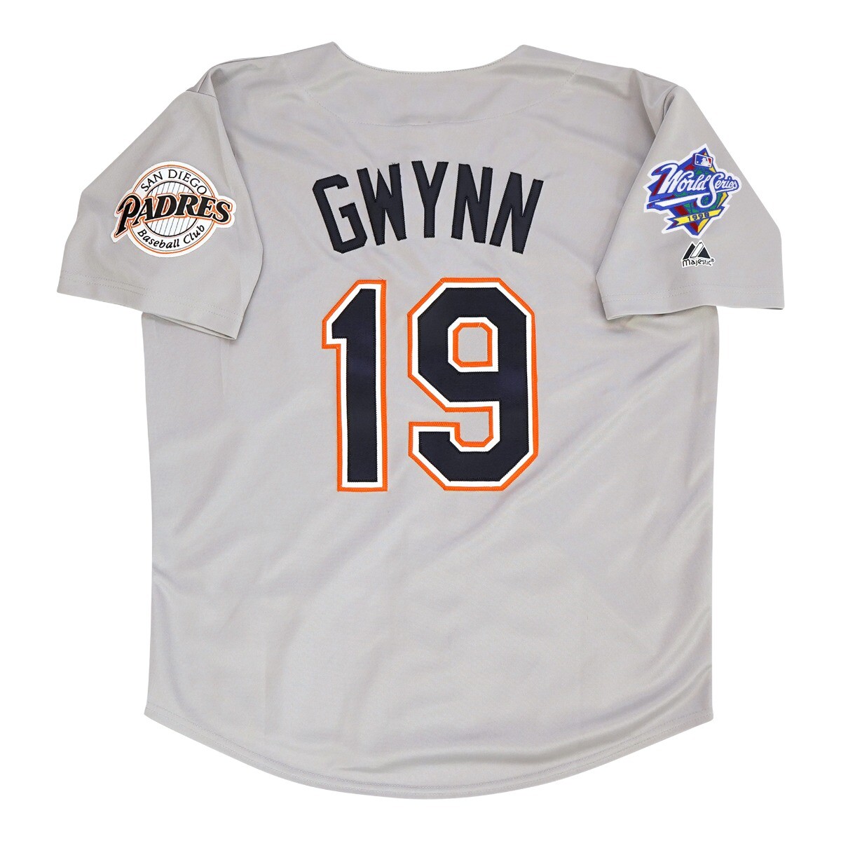 Tony Gwynn San Diego Padres 1998 World Series Grey Road