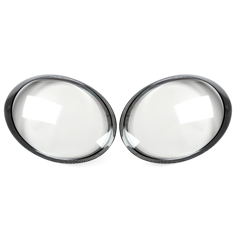 Pair For Porsche Carrera 997 911 06-2012 Car Front Headlight Lens Cover Shell US
