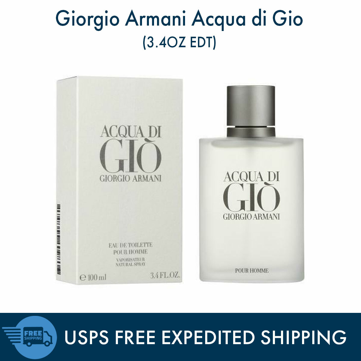 Giorgio Armani Acqua di Gio 100ml 男性用 Amazon.com: Armani beauty - Acqua di Gio - Eau de Toilette