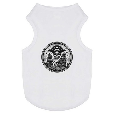 'Pirate Ships & Skull' Pet Dog / Cat T-Shirt (PT045490)