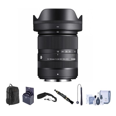 Современный объектив Sigma 18-50mm f/2.8 DC DN для Fujifilm X в комплектации Premium