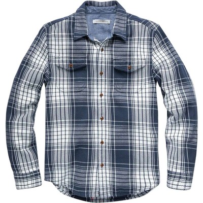 

Рубашка-одеяло Outerknown — мужская рубашка в клетку Atlantic Blue Bigbury, Atlantic blue bigbury plaid, Outerknown
