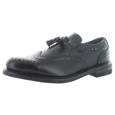 Мужские черные мокасины Executive Imperials с кисточками шириной 10,5 см (E) BHFO 6967