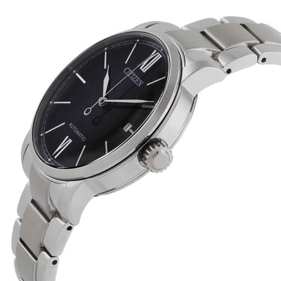 Pre-owned Citizen Automatic Black Dial Watch Nj0130-88e