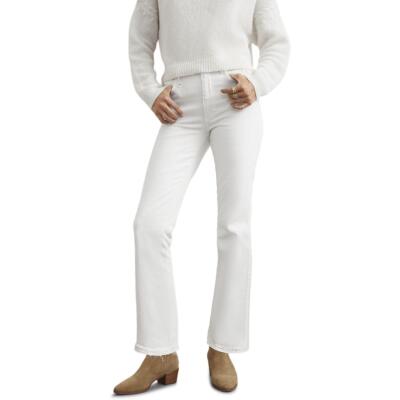 

Женские джинсы AMO Bella Бежевые состаренные джинсовые джинсы с высокой посадкой  BHFO 6545, White oak