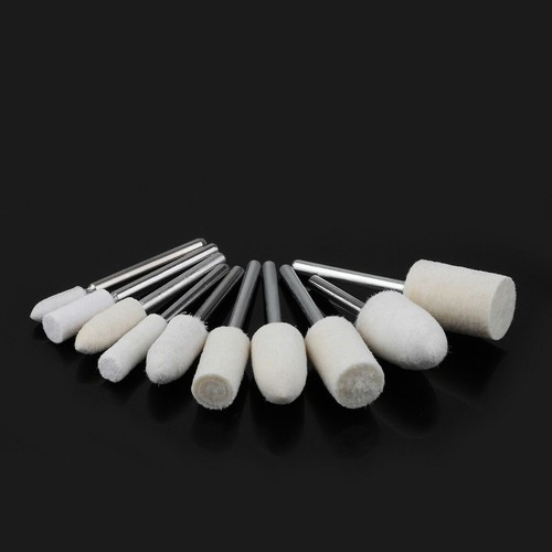 20Pcs/Kit Felt Polishing Buffing Pads Wheel Wool Plastic Rotary Tool for Dremel