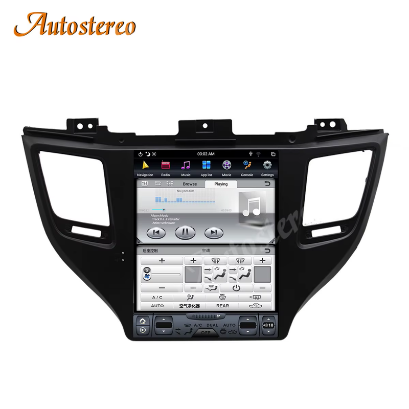 Carplay Android 13 Car Multimedia Player GPS Navigation For Hyundai Tuscon 2015-