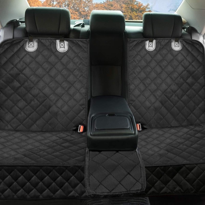 Dog Car Seat Covers Pet Seat Cover, Waterproof Nonslip Bench Rear Seat Cover Com