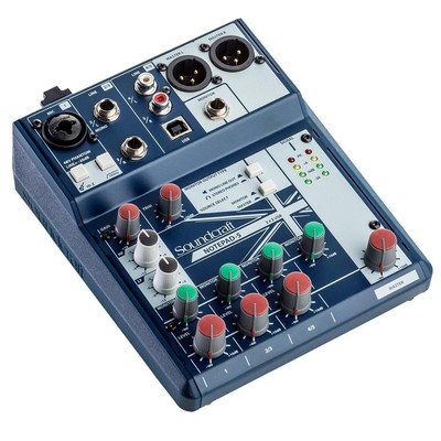 Малоформатный аналоговый микшерный пульт Soundcraft Notepad-5 с USB-входом/выходом #5085980US