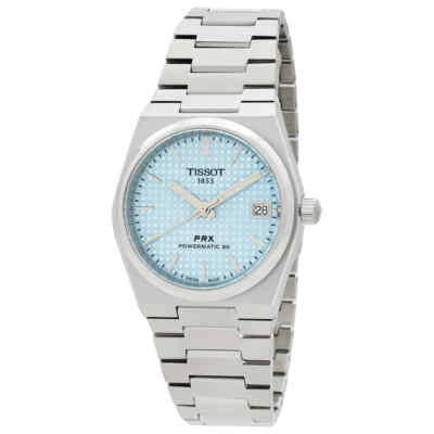 Pre-owned Tissot Prx Ice Blue Men's Watch - T137.207.11.351.00