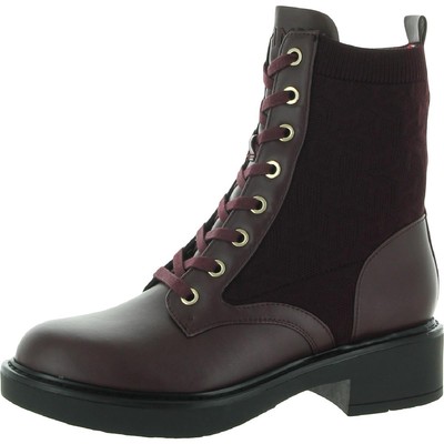 Женские ботинки Tommy Hilfiger Treyna Red Combat на шнуровке 6.5 Medium (B,M) 2667