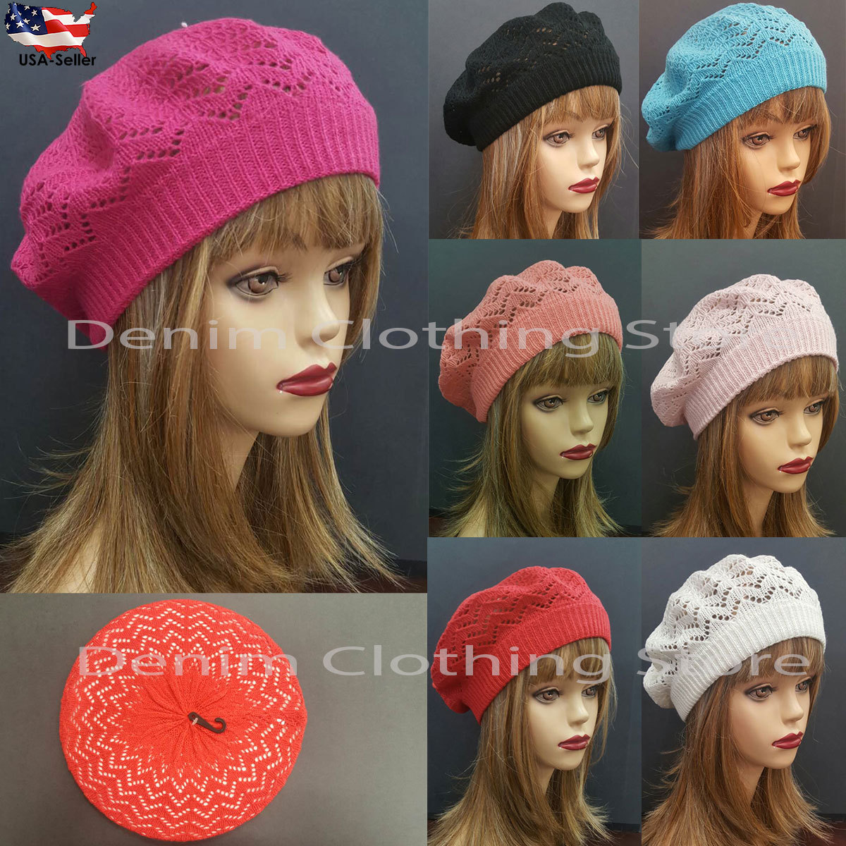 Шапка Women Winter Spring Summer Baggy 