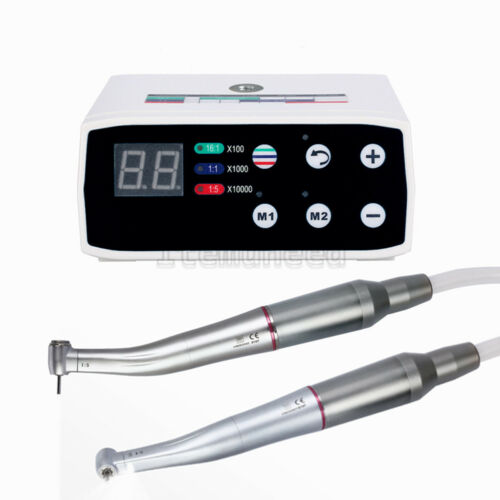 Dental NSK Style Brushless LED Electric Micro Motor/ 1:5 Contra Angle Handpiece