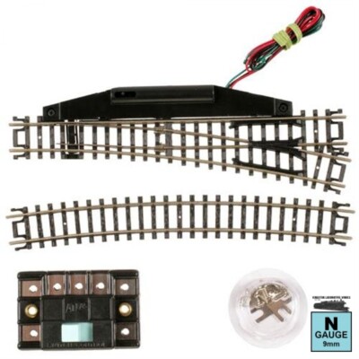 Atlas 2701 N Code 80 Standard Right RH Nickel Silver Remote/Powered Switch