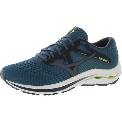 

Mizuno Mens Wave Inspire 17 Gym Спортивная и тренировочная обувь Обувь BHFO 3274, Blue/black/lime, Wave Inspire 17