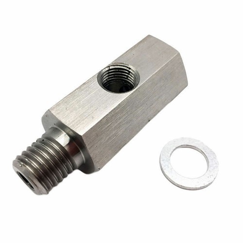 1/8" NPT To M12X1.5 Adapter Turbo Oil Pressure Sensor Fitting Male to