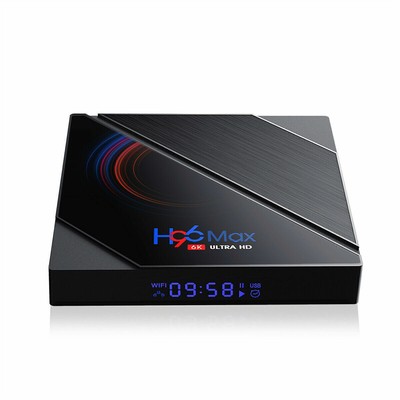 Ultra HD 6K Android 10.0 Smart TV Box Quad Core Dual WiFi Media Streamers Player