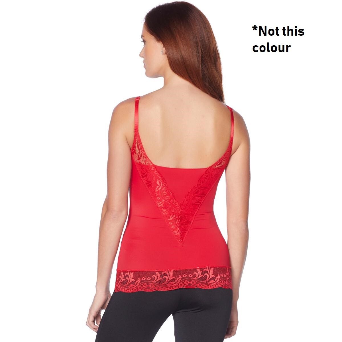 Rhonda Shear Pin Up Camisole in Navy, Large (630904)