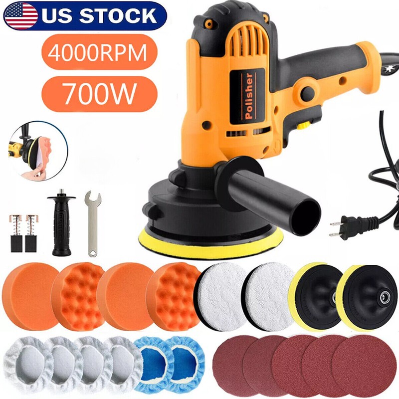 Portable 700W Power Polishers Electic Car Polisher Buffer 5" Buffing