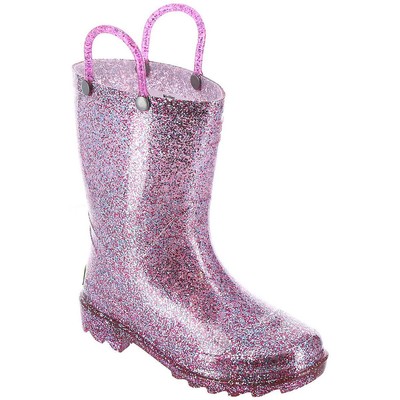 

Сапоги Western Chief Girls GLITTER из ПВХ 11, средние (B,M), Little Kid BHFO 1556, Lilac, GLITTER PVC