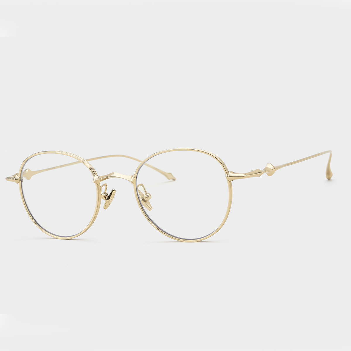 Pre-owned Gentle Monster 2024 Ep 01 Gold Titanium Eyewear Eyeglasses In Clear