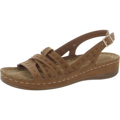 Легкие уличные женские слипоны Huarache Kehlani Tan шириной 8 см (C, D, W) BHFO 6954