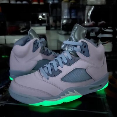 jordan 5 pink blue