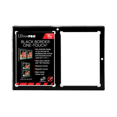 Ultra PRO 35PT Black Border One Touch Ultra Clear Organizer Magnetic Closure