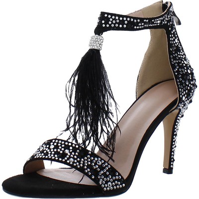 

Hinyyrin Женские черные нарядные туфли на шпильке Letto 10,5 средний (B,M) BHFO 1781, Черный, Letto