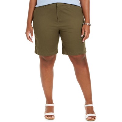 Женские повседневные трикотажные шорты миди Tommy Hilfiger Plus BHFO 7636