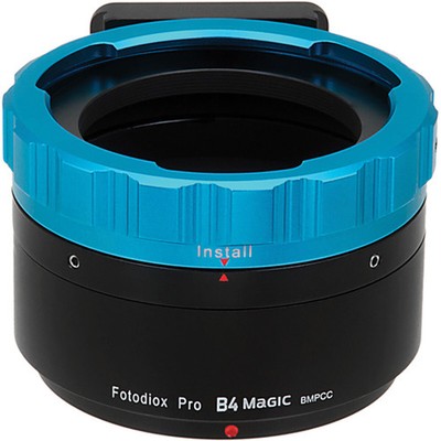 Адаптер для крепления объектива Fotodiox Pro с 2-кратной коррекцией для карманного кинотеатра Black Magic
