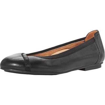 Женские балетки Vionic Caroll из черной кожи на плоской подошве 6 Medium (B,M) BHFO 2263
