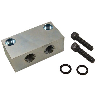 Port Block Kit only -Fits  Massey  Tractor