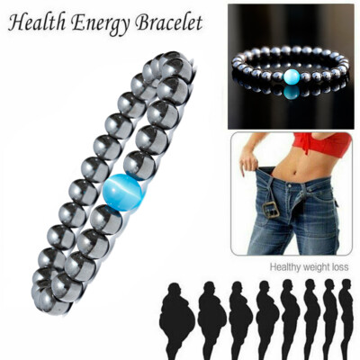 7Chakra Energy Healing Natural Stone Bracelet Hematite Tiger Eye Obsidian Bangle