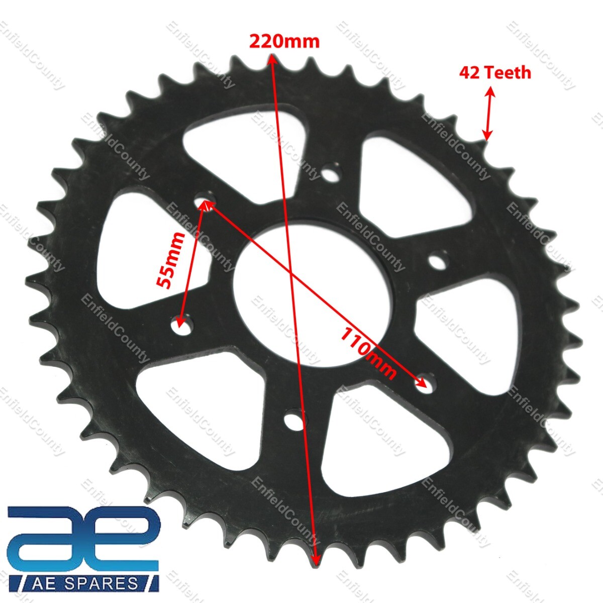 Chain & Sprocket Kit 6 Hole 8mm Fits For KTM Duke 200 Motorcycles 