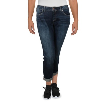 Silver Jeans Co. Женские синие джинсы-бойфренды с низкой посадкой и потертостями 26 BHFO 0930