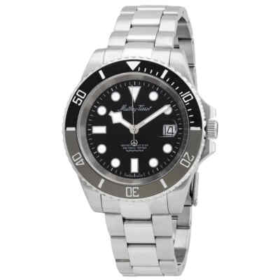 Мужские часы Mathey-Tissot Mathy Jumbo с черным кварцевым циферблатом H906AS