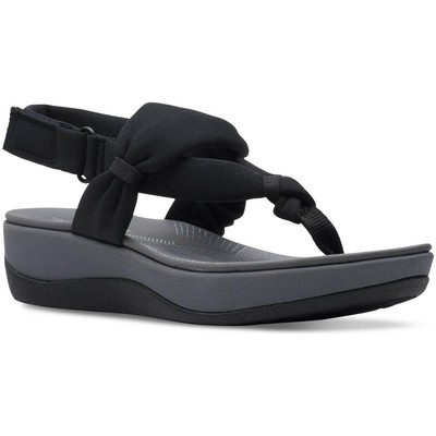

Женские сандалии Cloudsteppers Clarks Arla Nicole с ремешками 7, средний (B,M) 6689, Черный, Arla Nicole