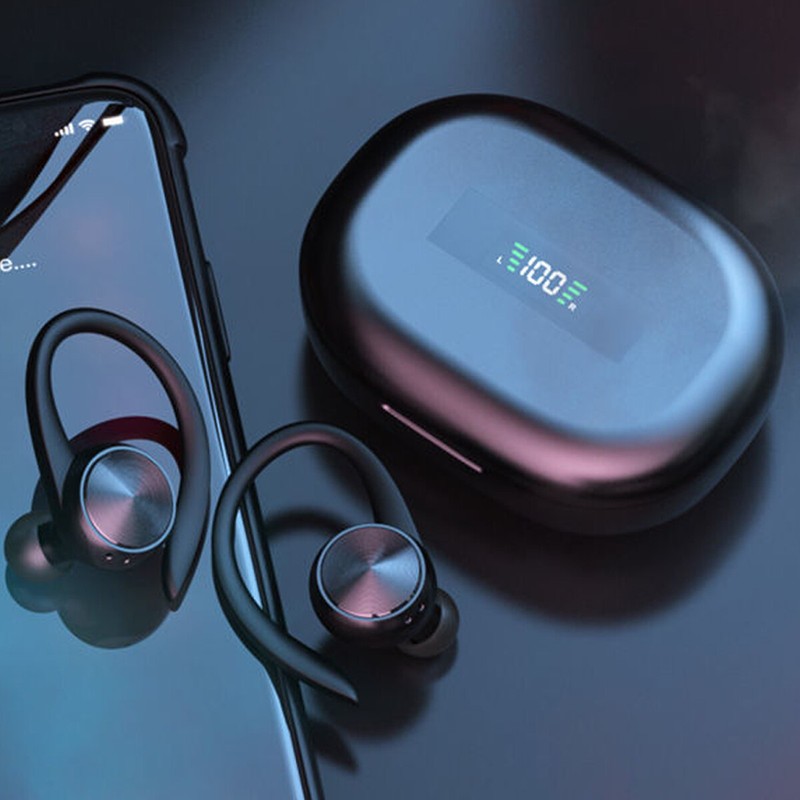 Bluetooth Wireless Earphones Sports Headphones Running Ear-H
