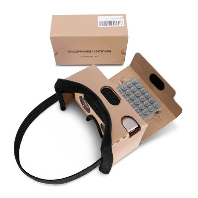 Google Cardboard,Topmaxions 3D VR Virtual Reality DIY VR Headset for 3D Movie...