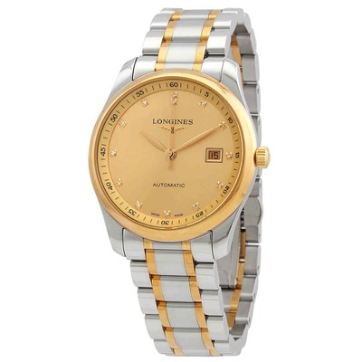 Бренд Longines Master Коллекция Автомат Бриллиант Шампанское Циферблат Мужские Часы